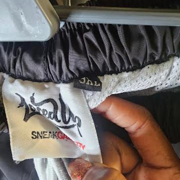 GOAT Logo Track Short (Black w/ Pine Green) 3xl - Picture 3 of 4